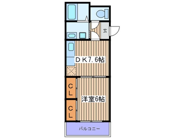 サンライズ菅栄の物件間取画像